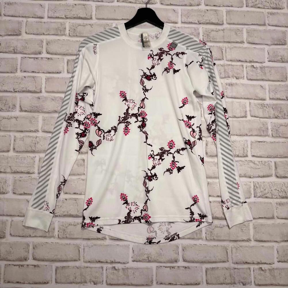 Helly Hansen Life Crew White with Floral Pattern Women's M